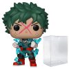 Funko Funko My Hero Academia - Deku Full Cowl (Izuku Midoriya) Glow-in-The-Dark Pop! Vinyl Figure (Bundled with Compatible Pop Box Protector Case) Bobbleheads