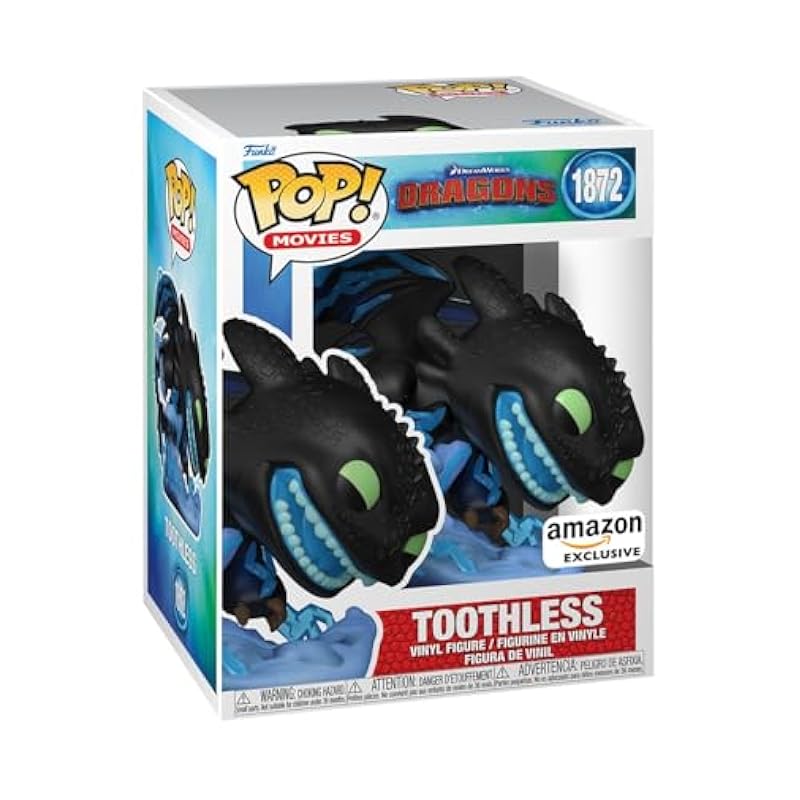 Funko Funko Pop! Premium: How to Train Your Dragon - Toothless (with Lightning) Statues
