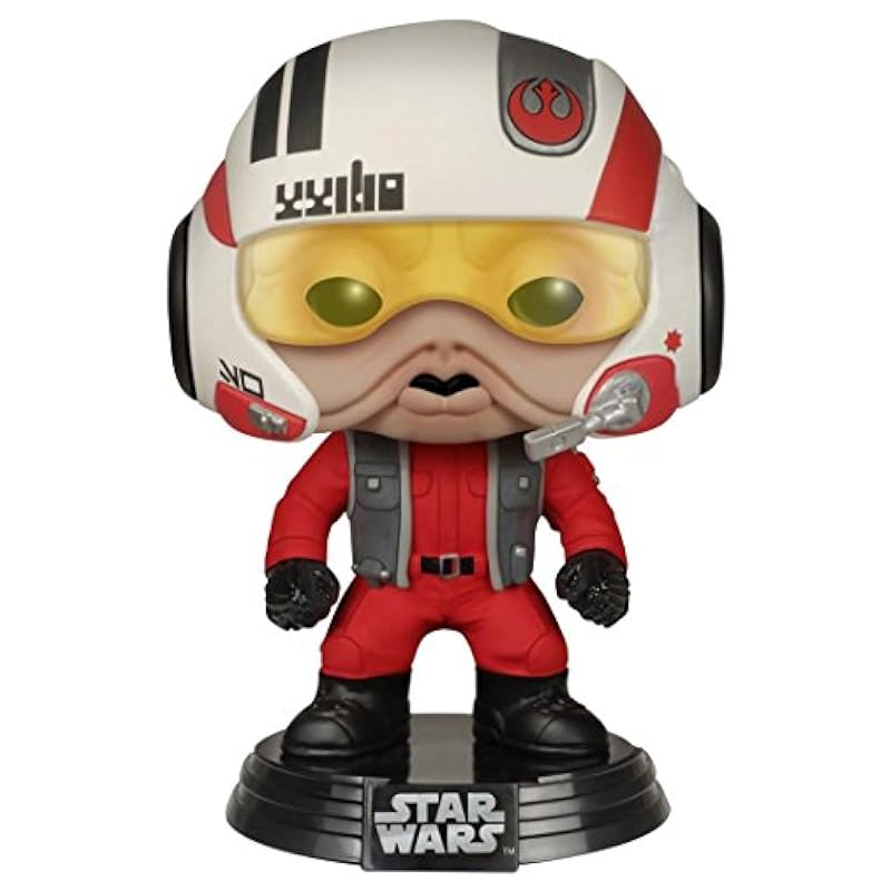 Star Wars 6592 "Pop! Bobble E7 TFA Nien Nunb Figure with Helmet Action Figures Funko