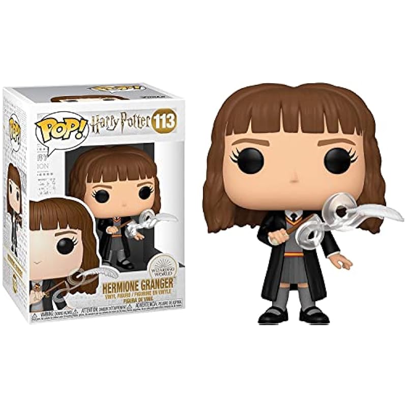 Bobbleheads Funko HARRY POTTER - Hermione Granger with Feather Funko Pop! Vinyl Figure (Bundled with Compatible Pop Box Protector Case)