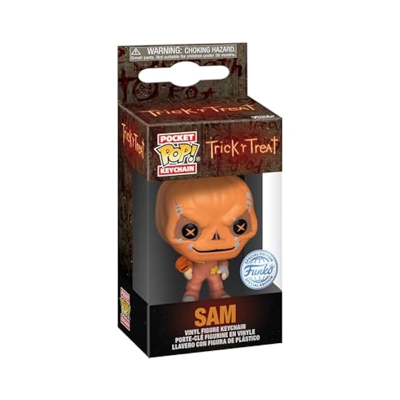 Pop! Movies: Trick R Treat - Unmasked Sam with Lollipop Keychain (Hot Topic Exclusive) ‎womens Novelty Funko