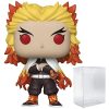 Action Figures Funko POP Demon Slayer - Kyojuro Rengoku Funko Vinyl Figure (Bundled with Compatible Box Protector Case), Multi, 3.75 inches