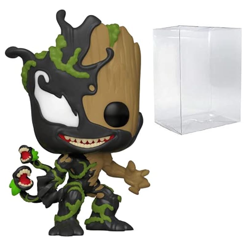 Action Figures Funko POP Marvel: Venom - Venomized Toddler Groot Funko Pop! Vinyl Figure (Bundled with Compatible Pop Box Protector Case) Multied 3.75 inches