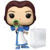 POP Disney: Beauty and The Beast - Peasant Belle with Mirror Funko Vinyl Figure (Bundled with Compatible Box Protector Case), Multi, 3.75 inches Action Figures Funko