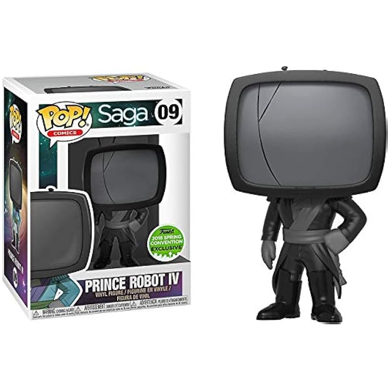Funko POP! Saga: Prince Robot IV #09 Spring Convention Exclusive Action Figures Funko