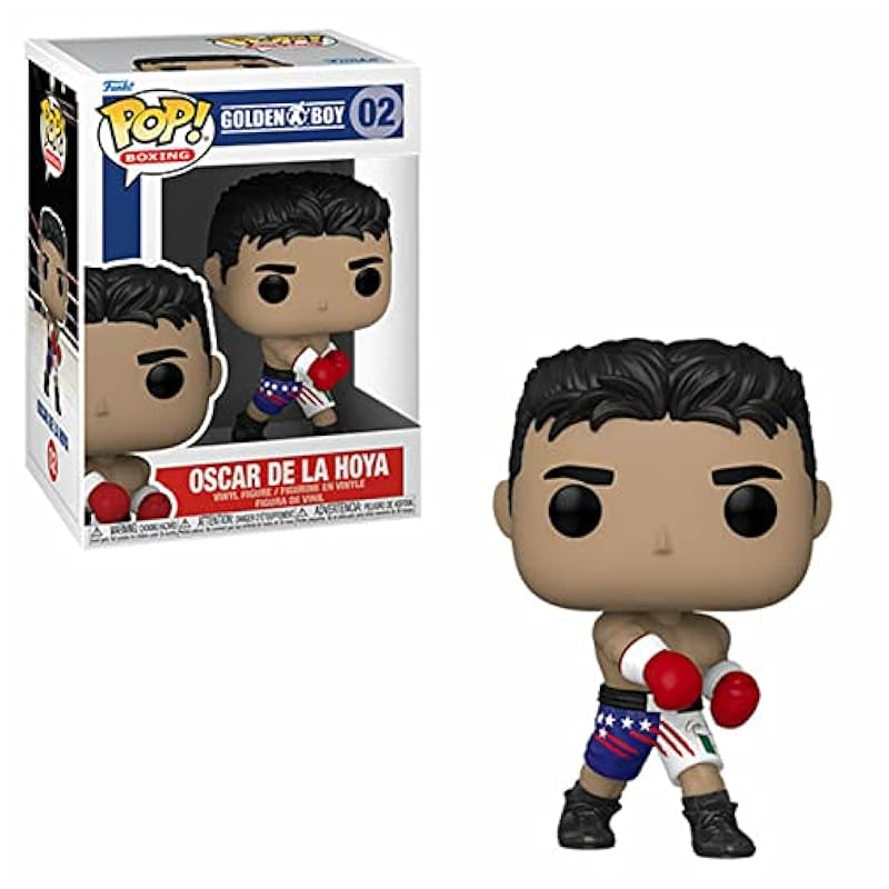 Oscar De La Hoya Funko Pop! Boxing Vinyl Figure (Bundled with Compatible Pop Box Protector Case) Action Figures Funko