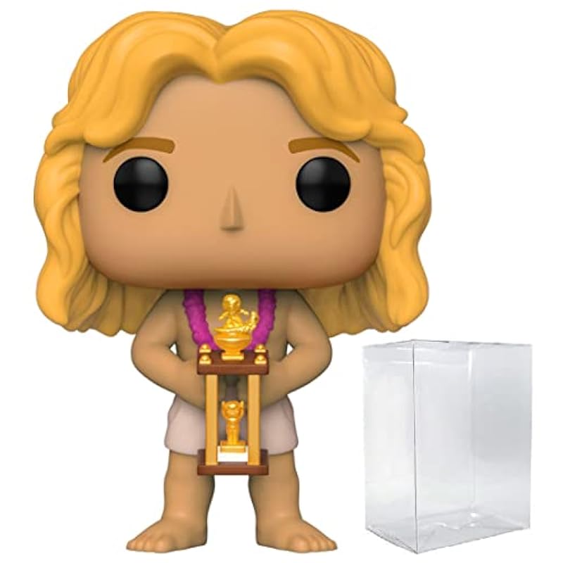 POP Fast Times at Ridgemont High - Jeff Spicoli with Trophy Funko Vinyl Figure (Bundled with Compatible Box Protector Case) Funko Bobbleheads