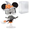 Funko POP Disney: Halloween - Witchy Minnie Mouse Funko Vinyl Figure (Bundled with Compatible Pop Box Protector Case), Multied, 3.75 inches Action Figures