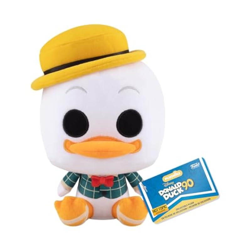 Stuffed Animals & Teddy Bears Funko Funko Pop! Plush: Donald Duck 90th Anniversary - Dapper Donald Duck, 7"