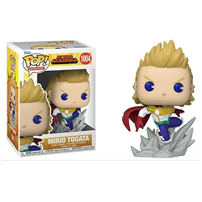 POP My Hero Acadamia - Mirio Togata in Hero Costume Funko Vinyl Figure (Bundled with Compatible Box Protector Case), Multi, 3.75 inches Action Figures Funko