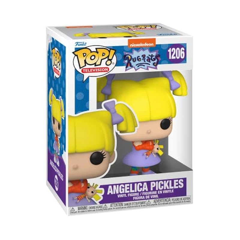 Pop! TV: Rugrats Angelica Pickles Vinyl Figure Pop (Bundled with Compatible Pop Box Protector Case) Bobbleheads Funko