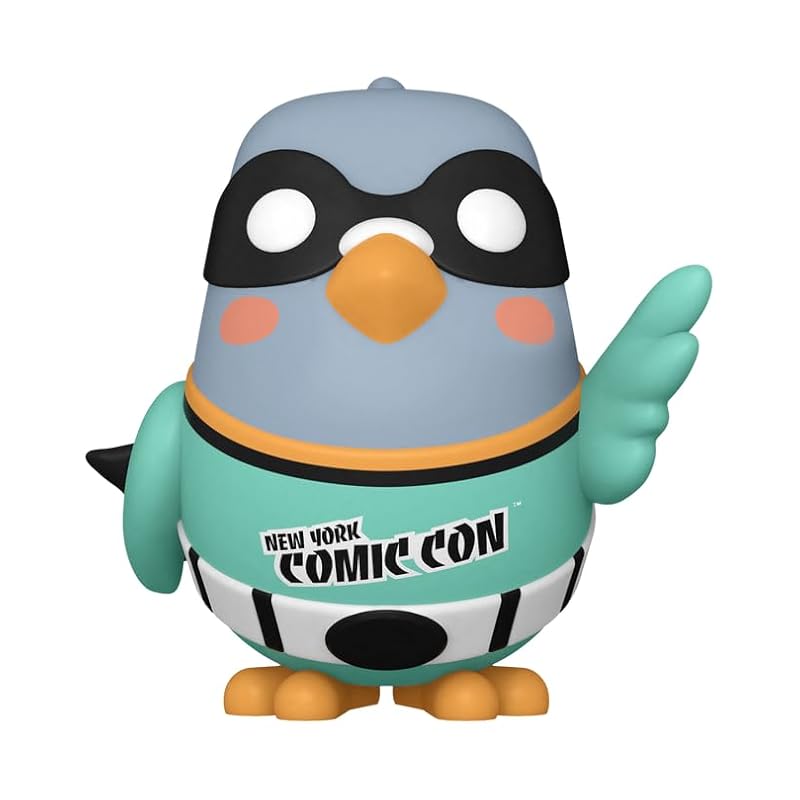 Bobbleheads Funko Funko Pop! Icons: New York Comic Con - Paulie Pigeon 2023 Fall Convention Limited Edition Bundled with a Byron's Attic Protector