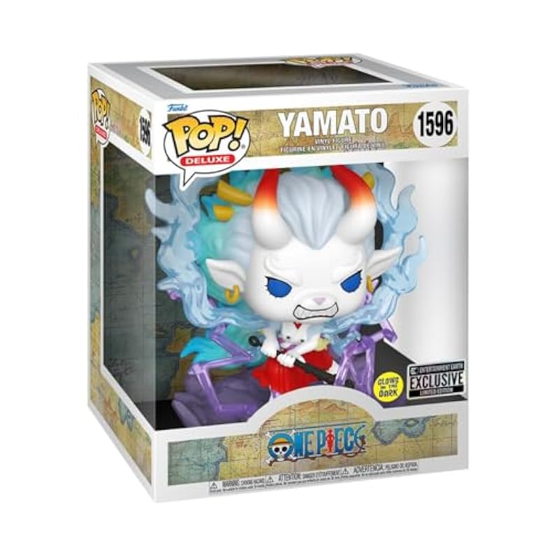 Bobbleheads Funko Funko Pop! ONE Piece: Yamato 6-inch Glow in The Dark #1596 [Exclusive] Vinyl Figure