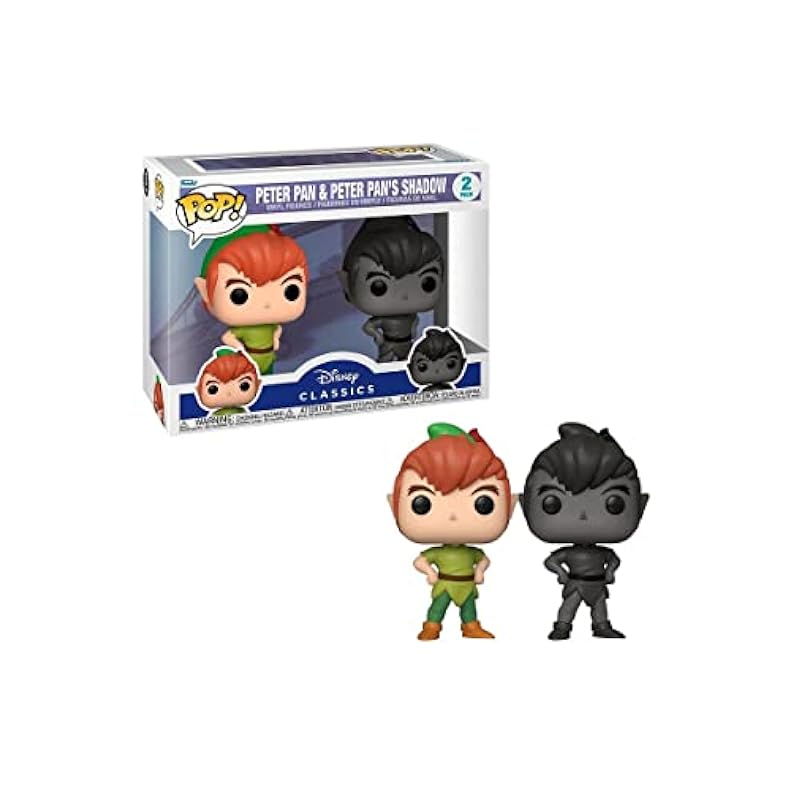 Statues Funko Funko Disney Peter Pan Pack 2 Pop! Vinyl Figures Peter Pan w/Shadow 9 cm