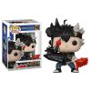 Funko Pop Black Clover + Protector: Anime Pop! Animation Vinyl Figure (Collector Gift Set Bundled with ToyBop Box Protector Case) (Black Asta w/Divider Sword) Bobbleheads Funko