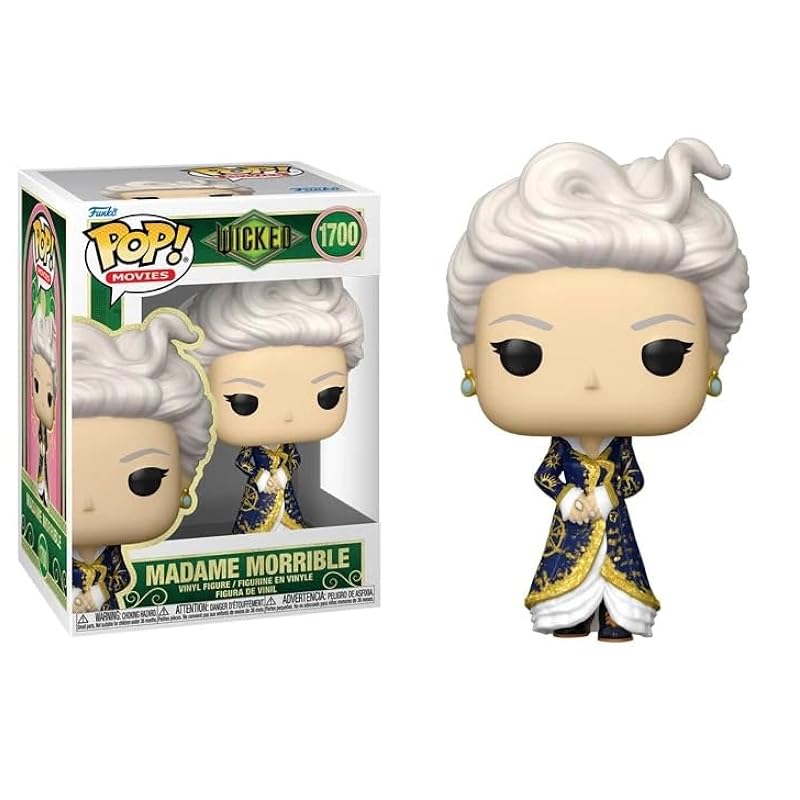 Statues Funko Funko Madame Morrible + Pop Protector: Wicked Pop! Movies Vinyl Figure Gift Set Bundled with ToyBop Brand Box Protector Collector Case