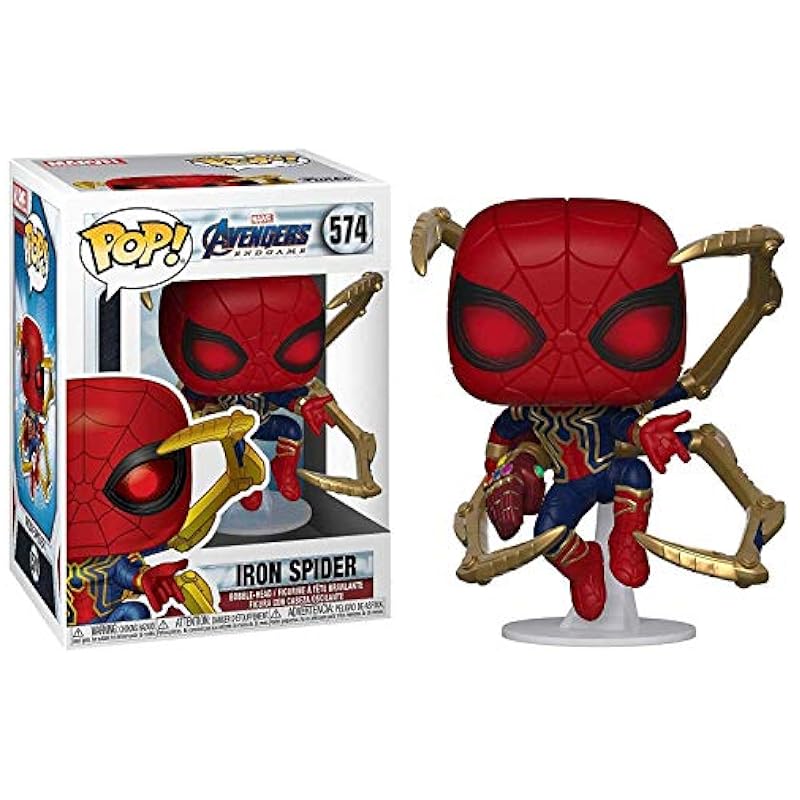 Action Figures Funko Funko Marvel: Avengers Endgame - Iron Spider with Nano Gauntlet Pop! Vinyl Figure (Includes Compatible Pop Box Protector Case)