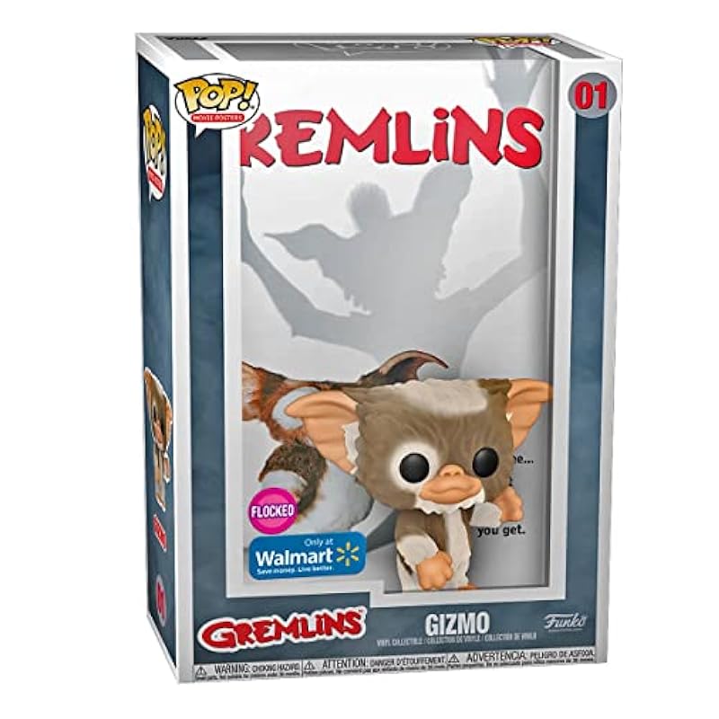 Funko Gremlins VHS Cover Limited Edition Exclusive with Flocked Gizmo Pop! Figure in Display Case Funko Bobbleheads