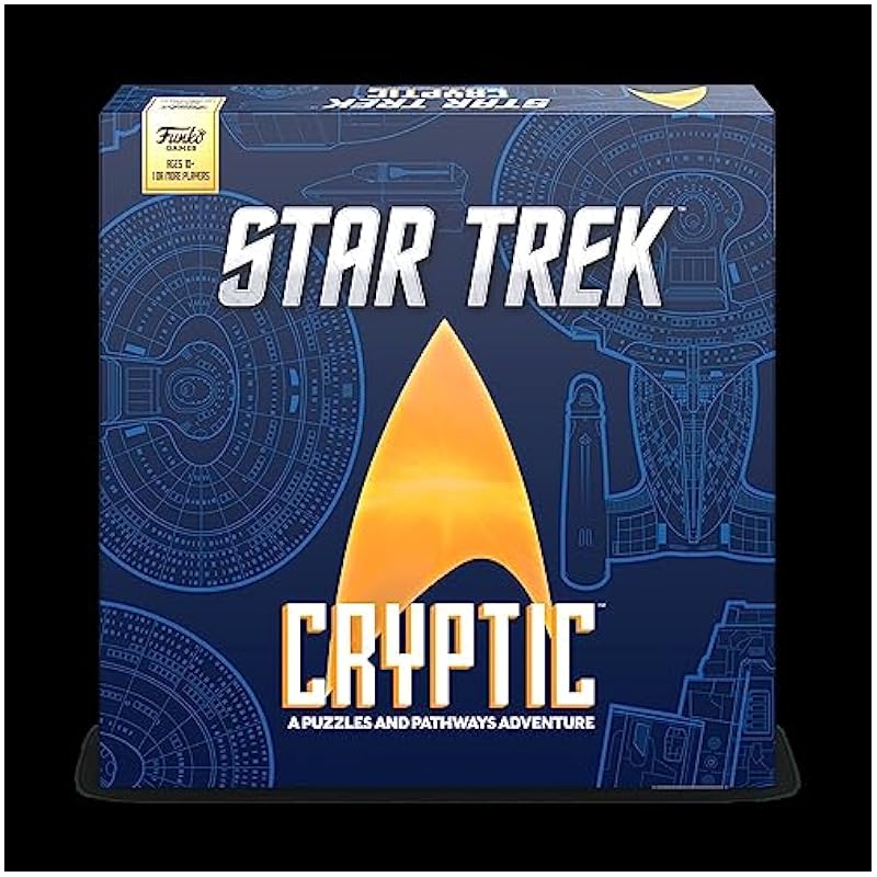 Funko Star Trek Cryptic - A Puzzles and Pathways Adventure for 1 or More Players Ages 10 and Up Standard Board Games Funko
