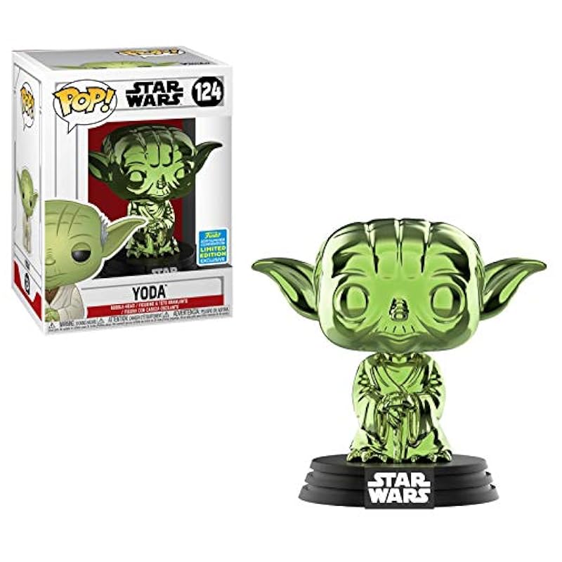 Funko Pop!: Star Wars - Yoda [Green Chrome] [SDCC 2019] Bobbleheads Funko