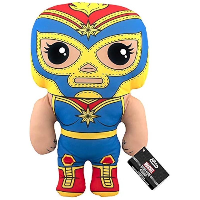 Stuffed Animals & Teddy Bears Funko Funko Pop! Plush: Marvel Luchadores - 17.5" Captain Marvel
