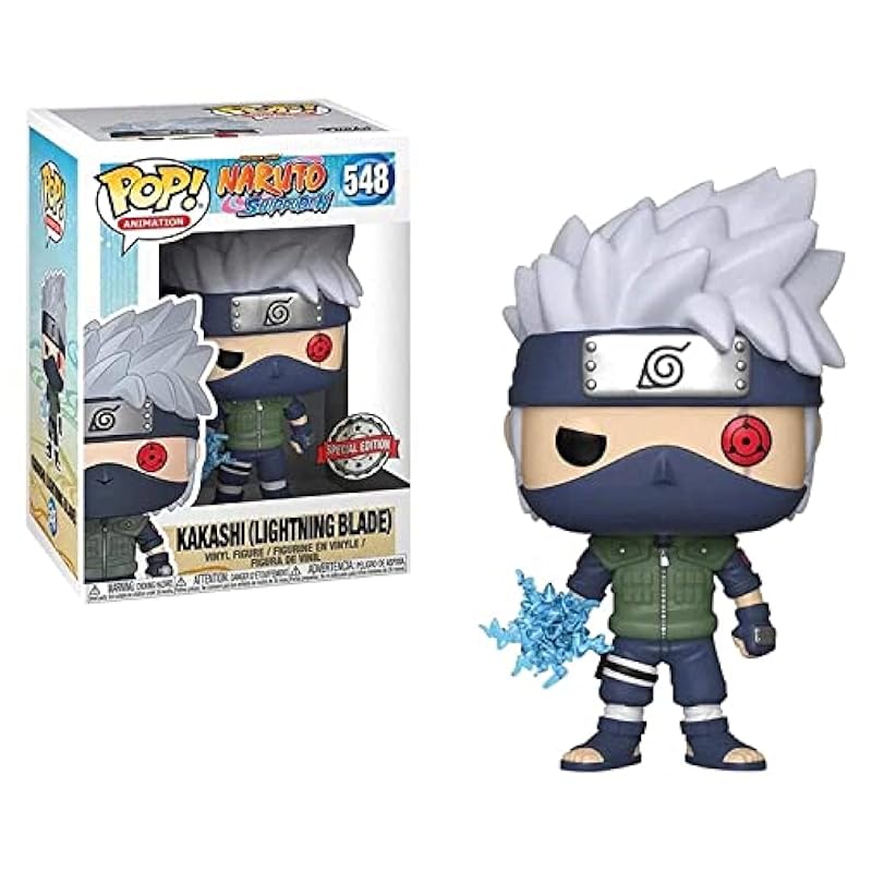 Naruto Shippuden - Kakashi (Lightning Blade) POP Figure #548 Special Edition Exclusive Action Figures Funko