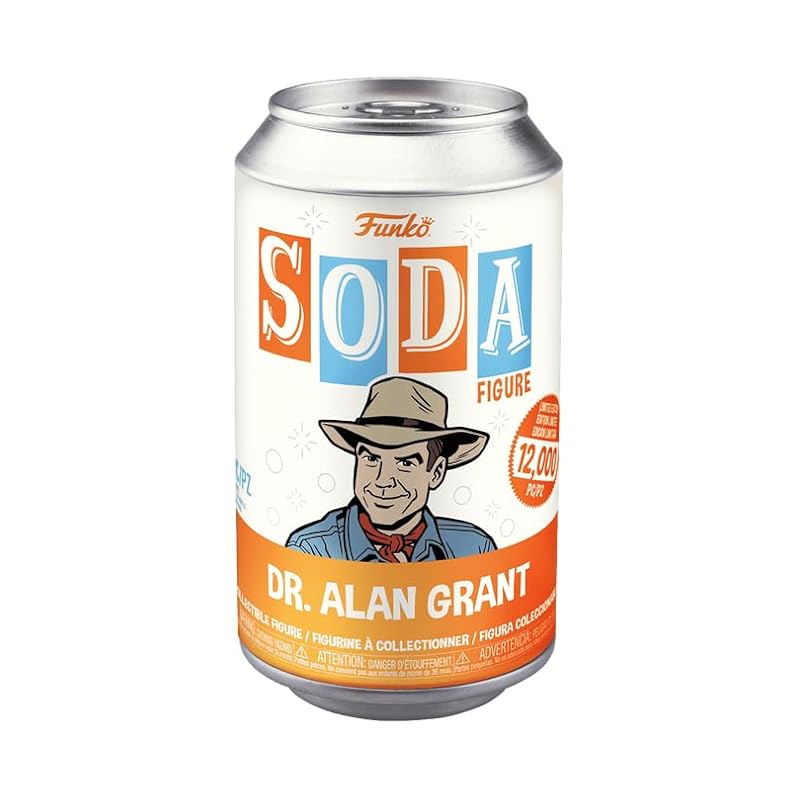 Statues Funko Pop! Soda Vinyls: Jurassic Park - Dr. Alan Grant (Chase Possible)