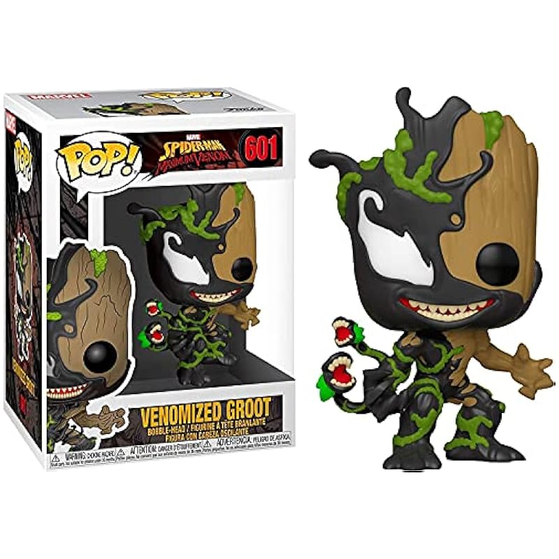 Action Figures Funko POP Marvel: Venom - Venomized Toddler Groot Funko Pop! Vinyl Figure (Bundled with Compatible Pop Box Protector Case) Multied 3.75 inches