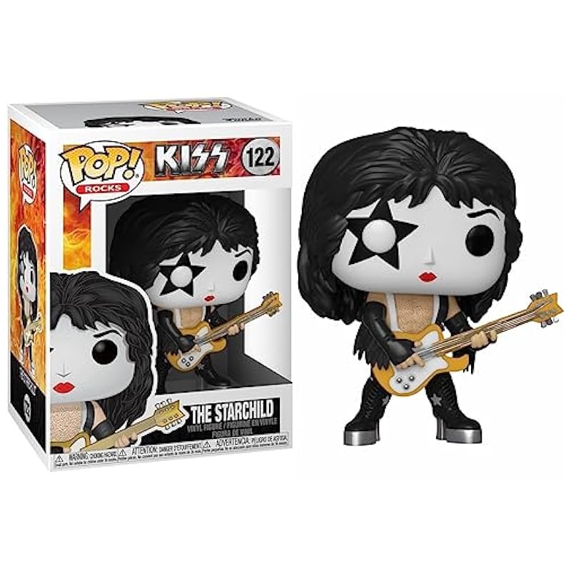 Funko Pop! Rocks: Kiss- Starchild Multicolor Funko Action Figures