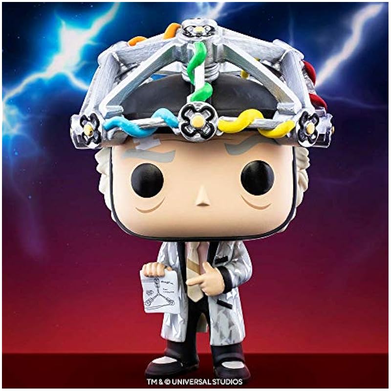 Funko Pop! Movies: Back to The Future - Doc with Helmet Funko Action Figures
