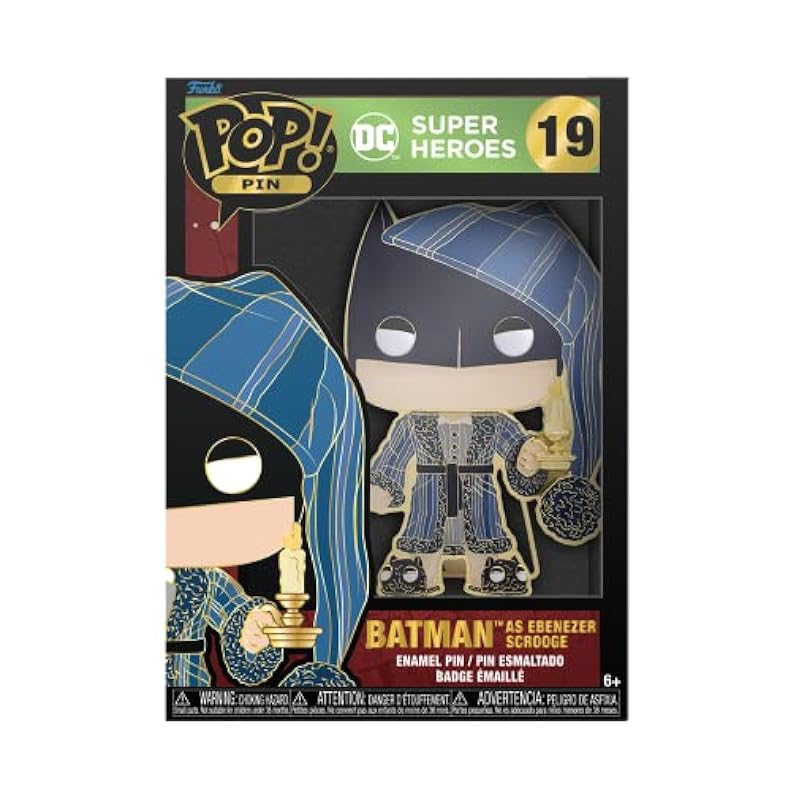 Funko Funko Pop! Pin: DC Super Heroes Holiday- Batman as Ebenezer Scrooge Novelty