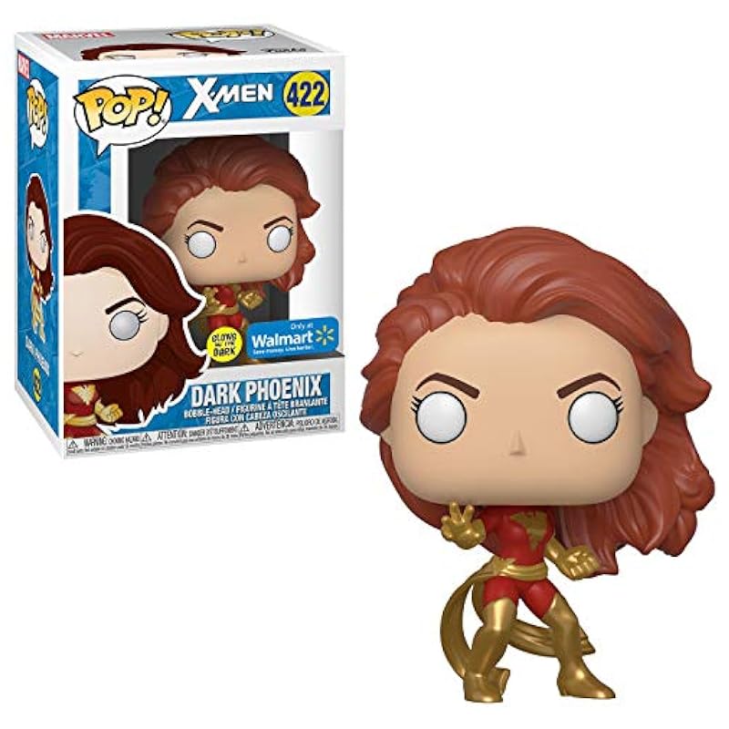 Dark Phoenix Funko Pop! X-Men Marvel Glow in the Dark Walmart Exclusive Bobbleheads Funko
