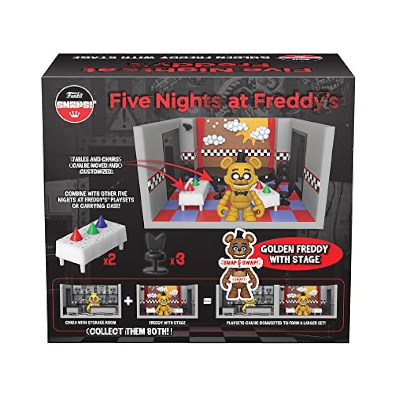 Funko Playsets Funko Snaps!: Five Nights at Freddy's - Golden Freddy, Playset Multicolor