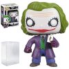 Bobbleheads Funko POP DC Heroes: Batman The Dark Knight Movie - The Joker Funko Vinyl Figure (Bundled with Compatible Box Protector Case), Multied, 3.75 inches