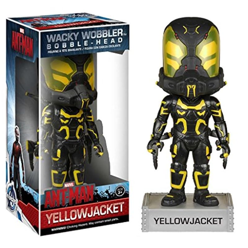 Bobbleheads Funko Funko Wacky Wobbler: Marvel Yellow Jacket Ant-Man Action Figure