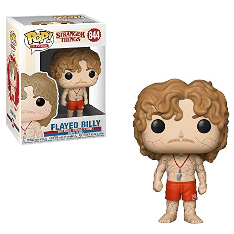 POP Stranger Things - Flayed Billy [Lifeguard Billy] Funko Pop! Vinyl Figure (Bundled with Compatible Pop Box Protector Case) Multied 3.75 inches Bobbleheads Funko