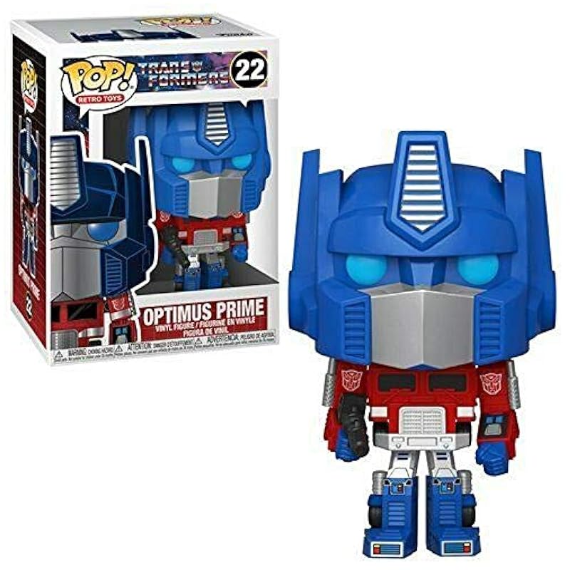 POP Optimus Prime 22 Retro Toys Transformers Vinyl Figure (Bundled with EcoTek Protector to Protect Display Box) Funko Action Figures