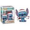 Funko Bobbleheads Funko Holiday Stitch + Pop Protector: Lilo & Stitch Pop! Disney Vinyl Figure (Gift Set Bundled with ToyBop Brand Box Protector Case) (Stitch Sitting with Candy Cane and Hat #1502/80036) Stitch Sit