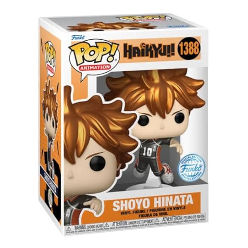 Pop! Animation: Haikyu!! - Shoyo Hinata *Metallic* (BAM Books A Million Exclusive) Funko Action Figures