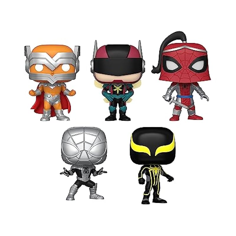 Bobbleheads Funko Funko Pop! Marvel: Spider-Man: Beyond Amazing 5 Pack, Amazon Exclusive Modern