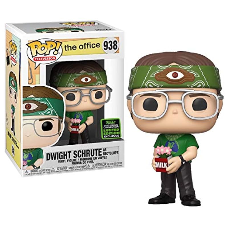 POP 2020 ECCC Shared Exclusive 938 Dwight as Recyclops Statues Funko