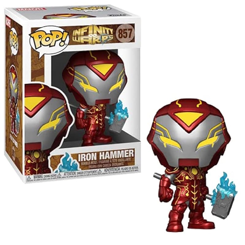 Statues Funko Iron Hammer Pop #857 Pop Marvel Infinity Warps Vinyl Figure (Bundled with EcoTEK Pop Protector)
