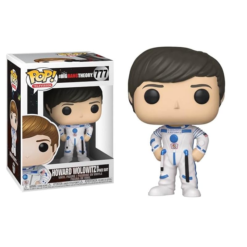 Bobbleheads Funko Funko Big Bang Theory + Pop Protector: Pop! TV Vinyl Figure (Set Bundled with ToyBop Brand Box Protector Case) (Howard Wolowitz in Space Suit #777/38578) Howard Wol