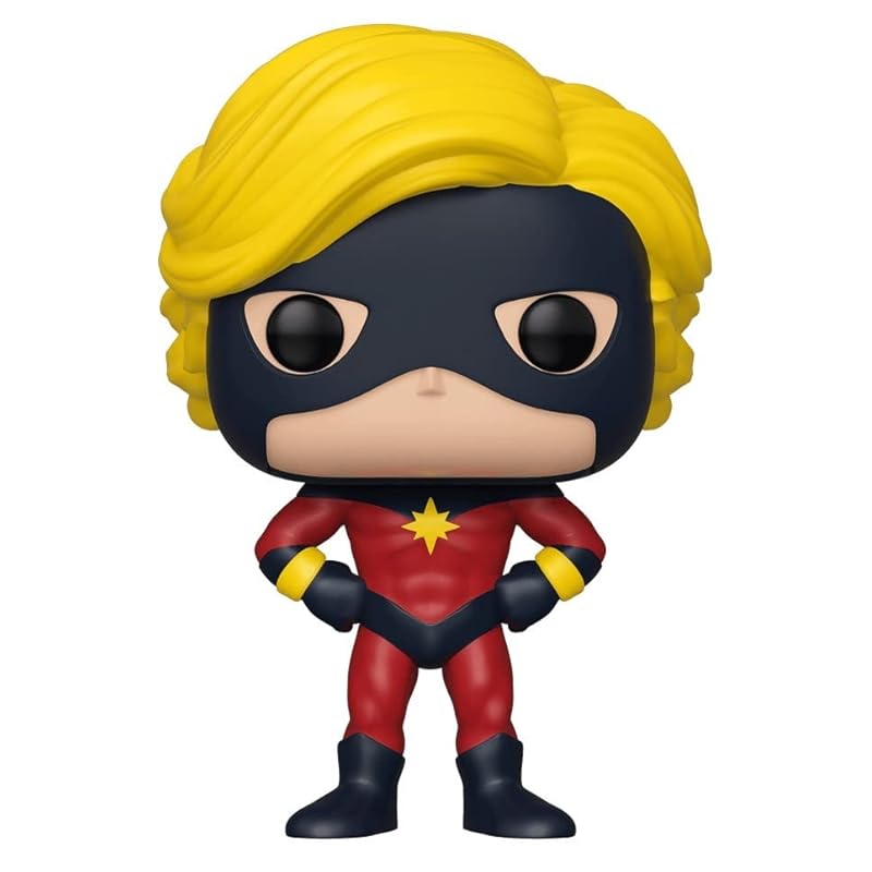 Bobbleheads Funko Funko Marvel 80TH - POP Vinyl Figure 526 Captain Marvel (MAR-Vell) NYCC 2019 Convention Exclusives