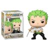 Bobbleheads Funko Funko Roronoa Zoro Two Swords Style + Pop Protector: One Piece 2024 Pop! Animation Vinyl Figure (Gift Set Bundled with ToyBop Brand Box Protector Collector Case)