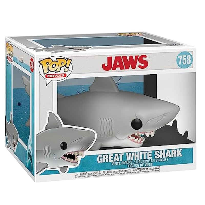 Action Figures Funko Funko POP Pop | Movies: Jaws - Jaws 6'', MultiMulticolor Multicolor