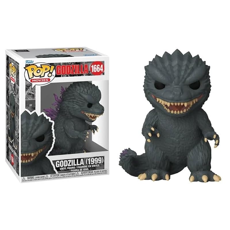 Bobbleheads Funko Funko Godzilla 70th Anniversary + Pop Protector: Pop! Movies Vinyl Figure (Gift Set Bundled with ToyBop Brand Box Protector Collector Case) (Godzilla 1999#1664/80879)