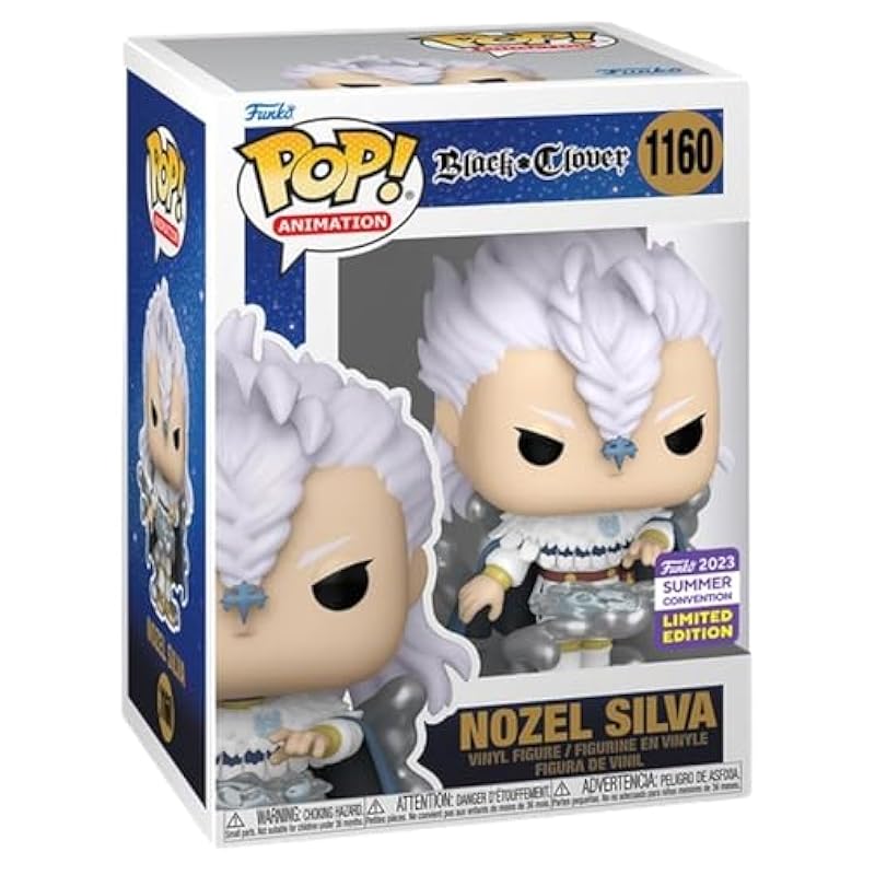 Funko Pop! Animation Black Clover Nozel Silva SDCC 2023 Summer Convention Bobbleheads Funko