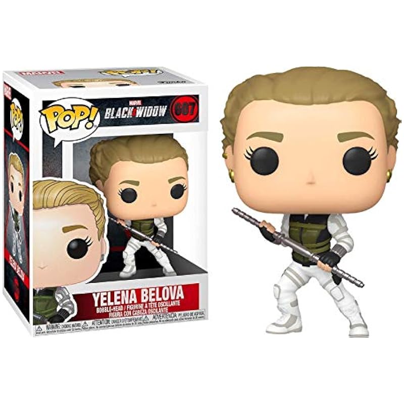 Yelena Belova #607 Pop Marvel: Black Widow Vinyl Figure (Bundled with EcoTEK Plastic Protector to Protect Display Box) Action Figures Funko
