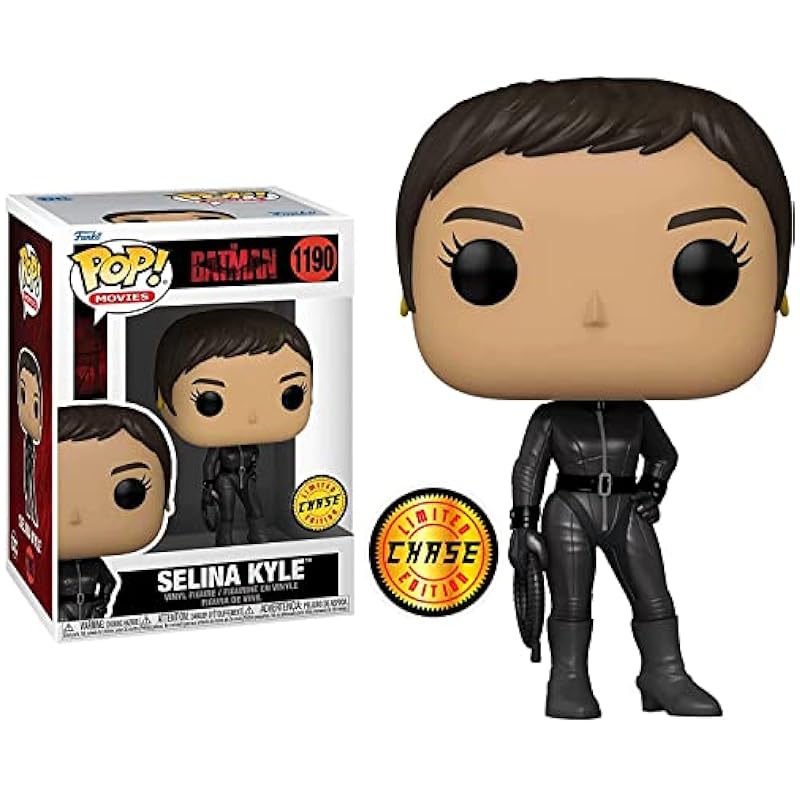 POP DC Heroes: The Batman - Selina Kyle [Catwoman] Unmasked Limited Edition Chase Funko Vinyl Figure (Bundled with Compatible Box Protector Case) Funko Bobbleheads